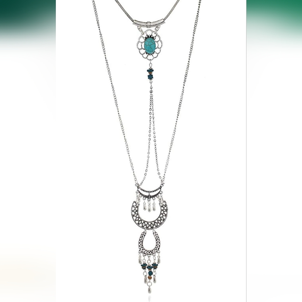 Long boho necklace - Picture 4 of 15